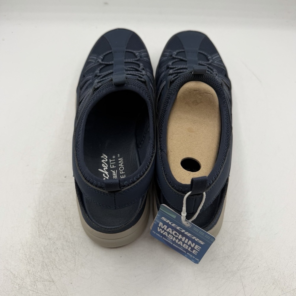 Skechers New Coool Sweet Promise Sandals Womens Sz 9.5 Navy Blue Slip On Shoes - Picture 9 of 11